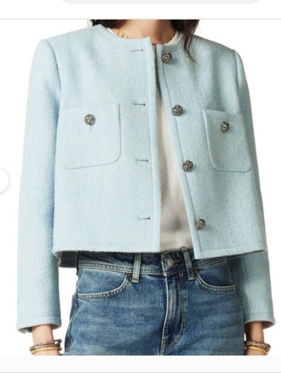 Christian Lacroix Jackets & Blazers - MSRP$325 NWT Christian Lacroix Tweed  Bouclé Jacket Blazer Light Chanel Style